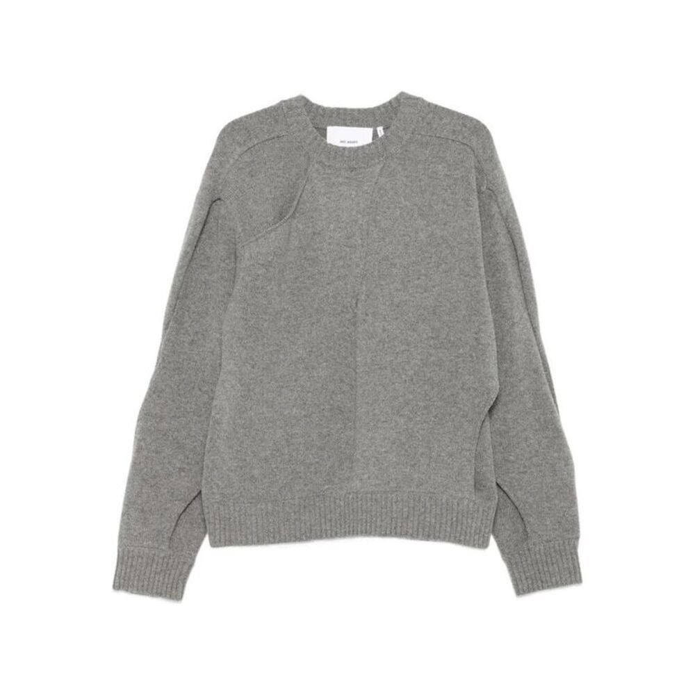 AXEL ARIGATO Crew Neck Knit Sweater Men GREY Sweaters & Cardigans